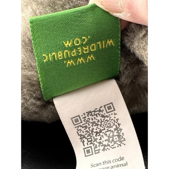 K&M Wild Republic African Gray Elephant 8" Bean Bag Plush Stuffed Animal - Picture 11 of 11